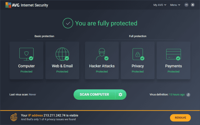 AVG AntiVirus FREE