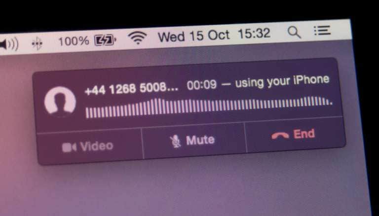 Процесс записи на Call Recorder for Face Time.