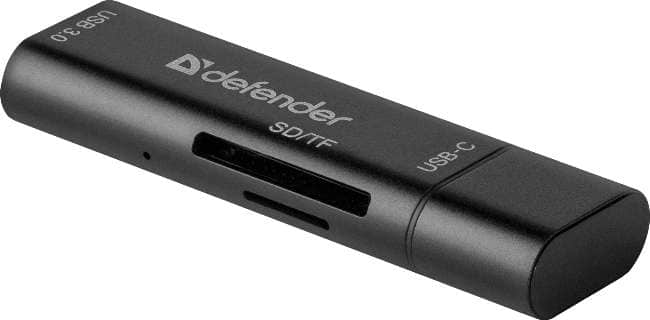 Компактный внешний картридер с поддержкой SD и MicroSD форматов. 