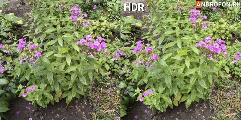 Обработка фотографии в HDR в смартфоне Xiaomi Redmi 5.
