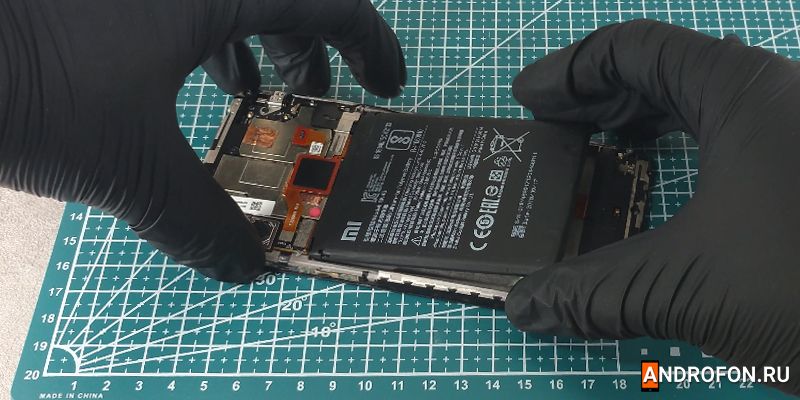 Разборка корпуса Xiaomi Redmi 6 Note.